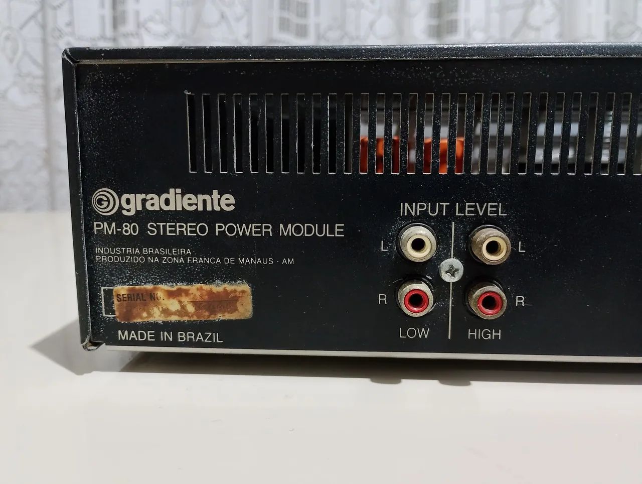 Amplificador Gradiente modelo PM80 - Foto 4