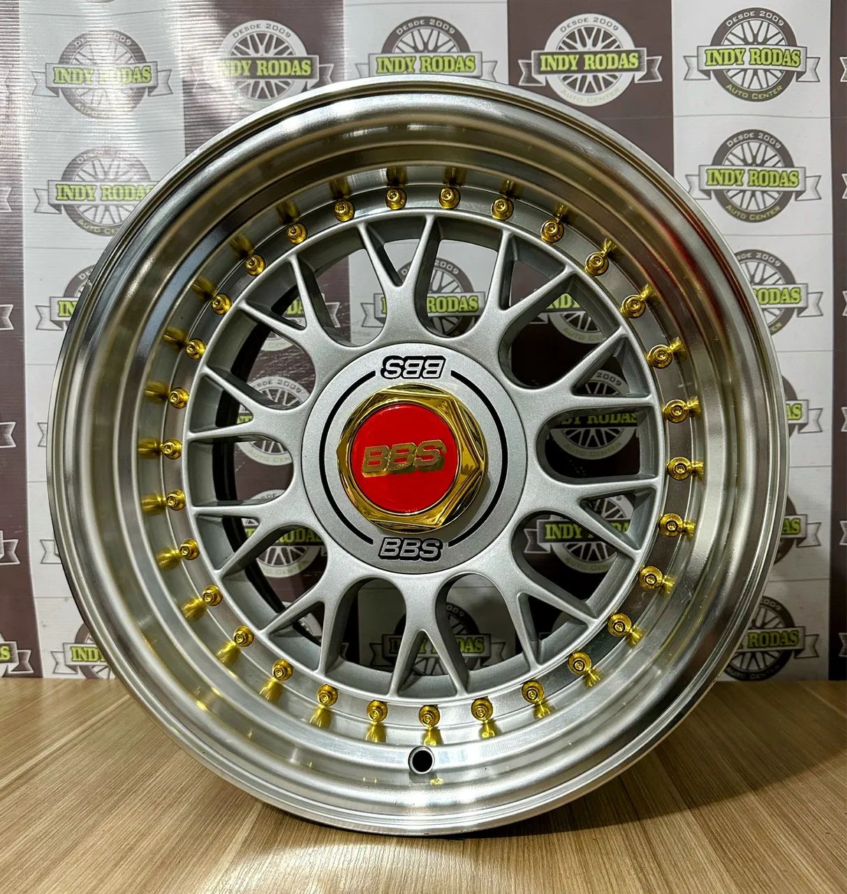 Jg Roda YKW Bbs Lm Aro 15 Tala 8 4x100 5x100 Borda - Peças para