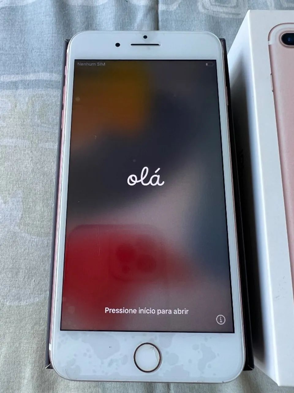 iPhone 7 Plus 256 GB Rose Gold com Caixa - Bem Conservado - Foto 2