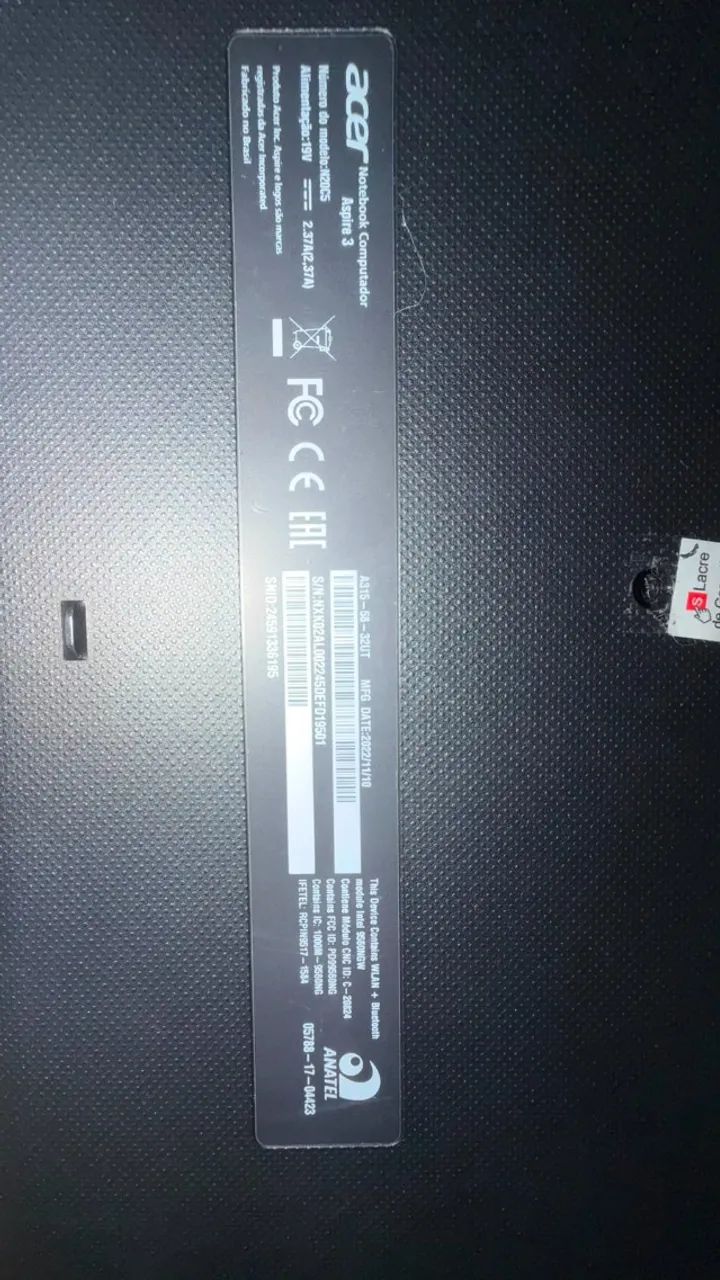 Notebook Acer Aspire 3 A315-58-32UT - Foto 4