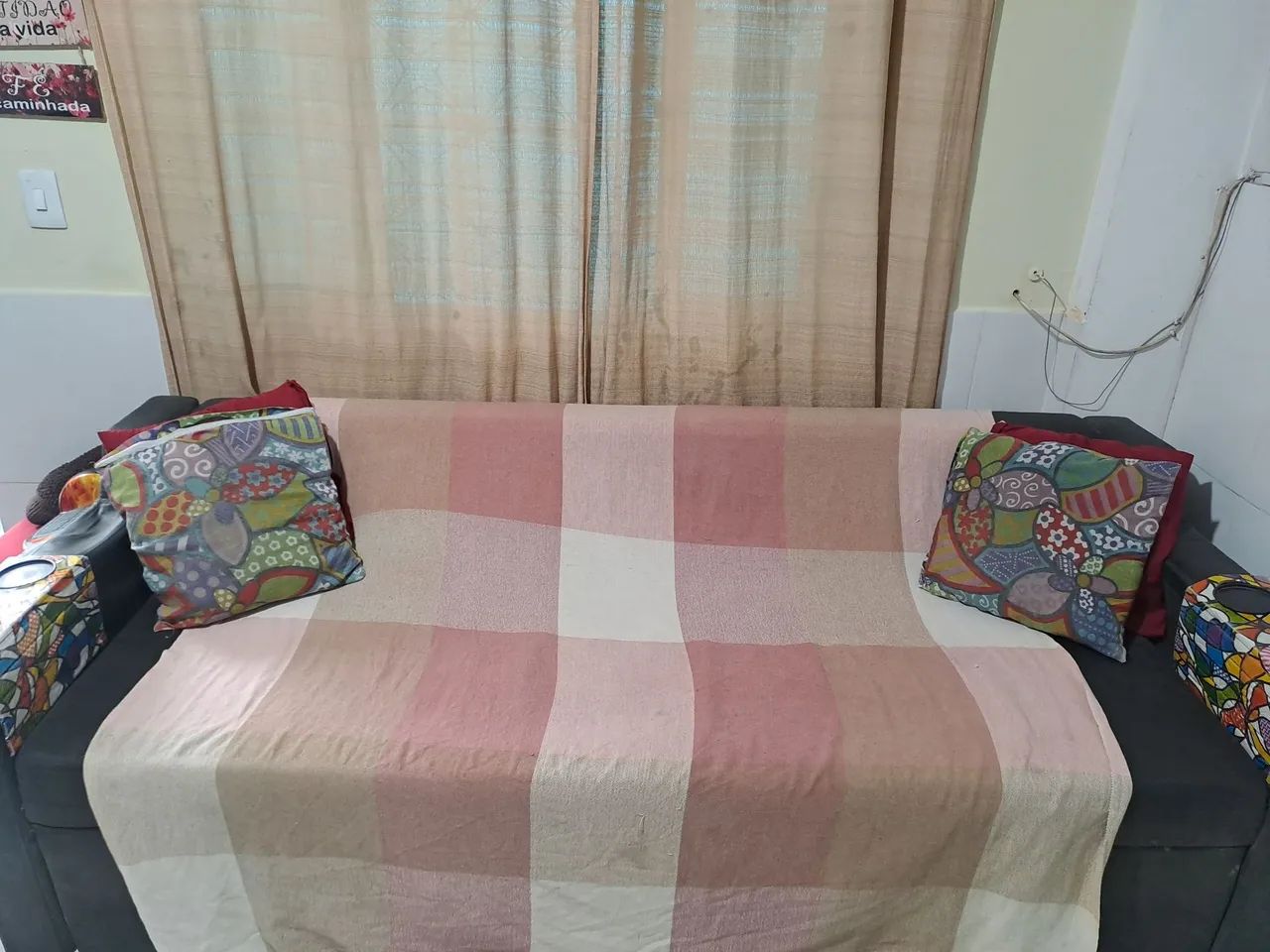 Sofá cama cinza 2,20m largura  - Foto 3