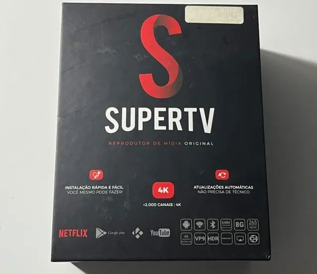 Central Multimídia Android 4K Wi-Fi Completa + Cabo HDMI