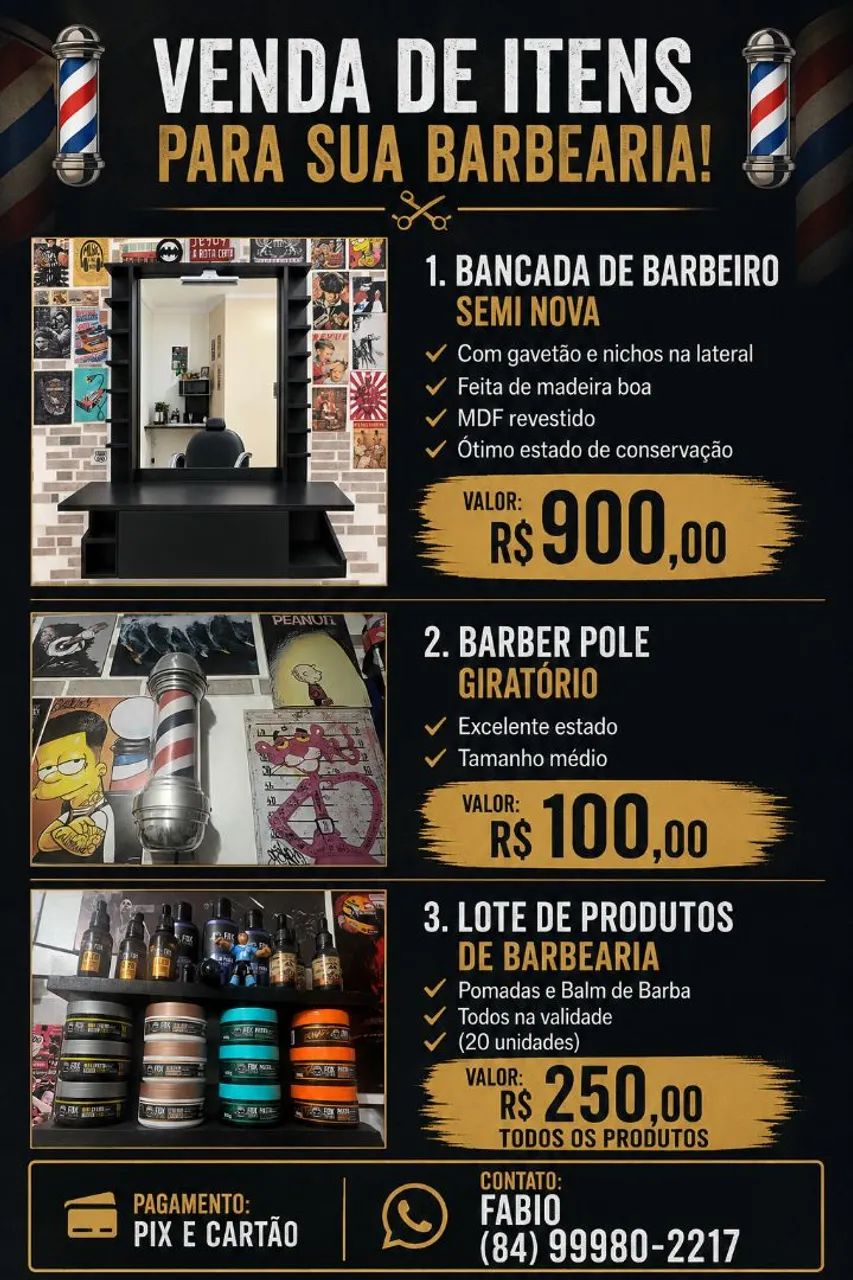 Vendo móveis para barbearia - Foto 3