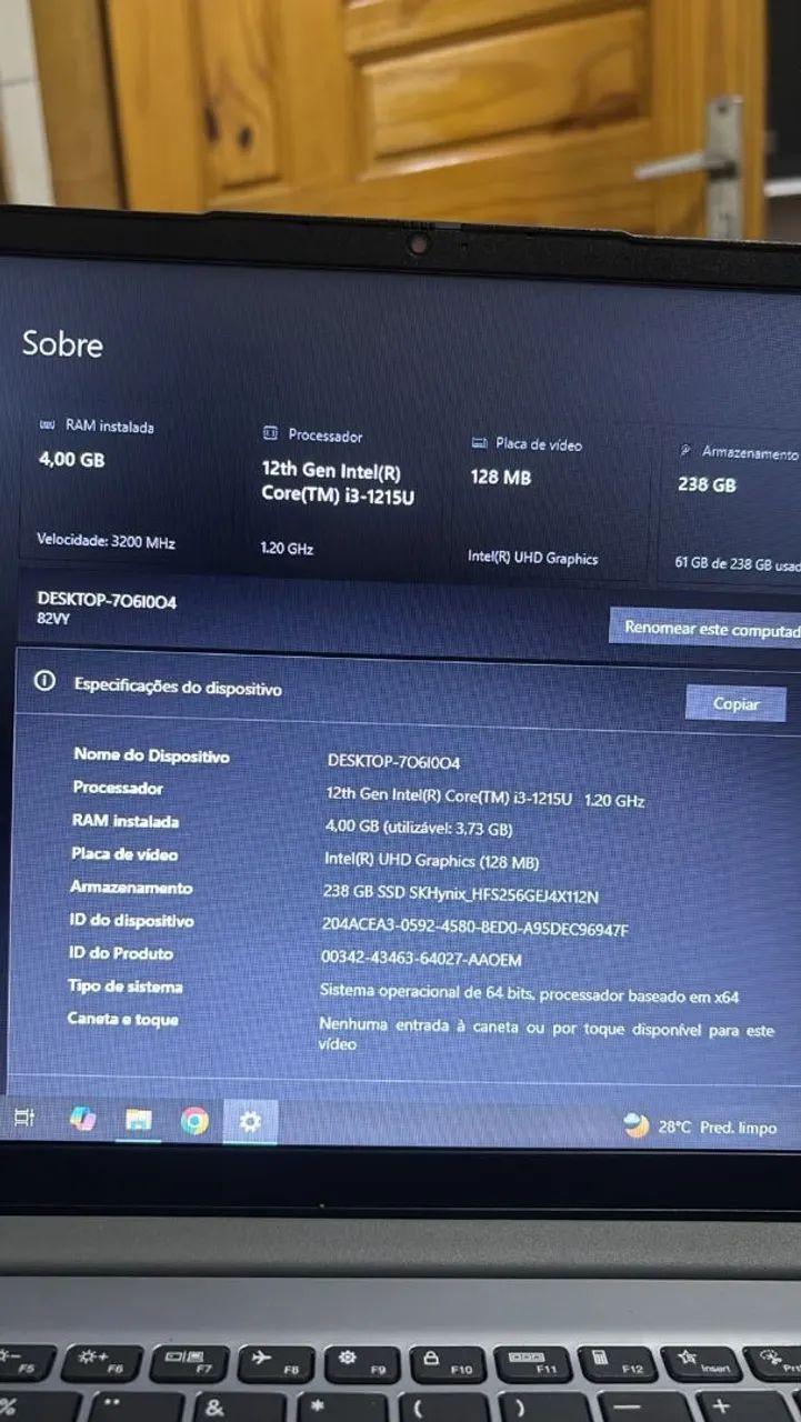 Notebook ( vendo ou troco por pc gamer )  - Foto 5