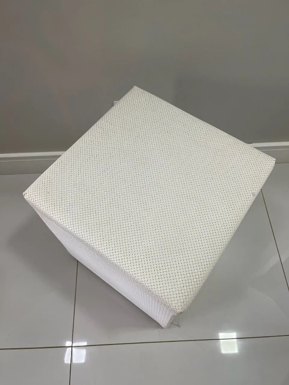 Puff baú branco - Foto 4