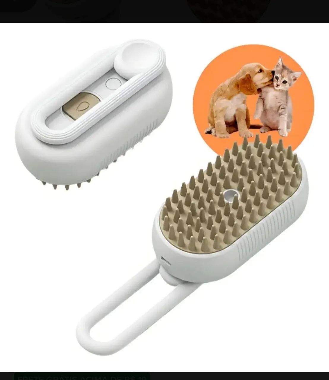 ? ESCOVA MASSAGEADORA PARA CÃES E GATOS ? - Foto 3