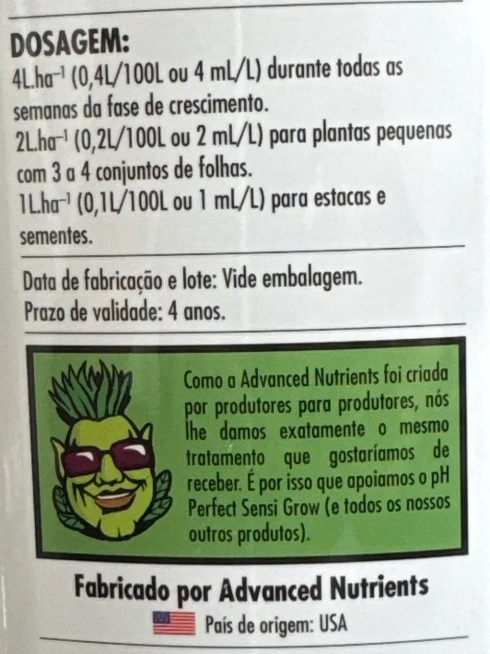 Advanced Nutrients A+B 4L - Foto 4