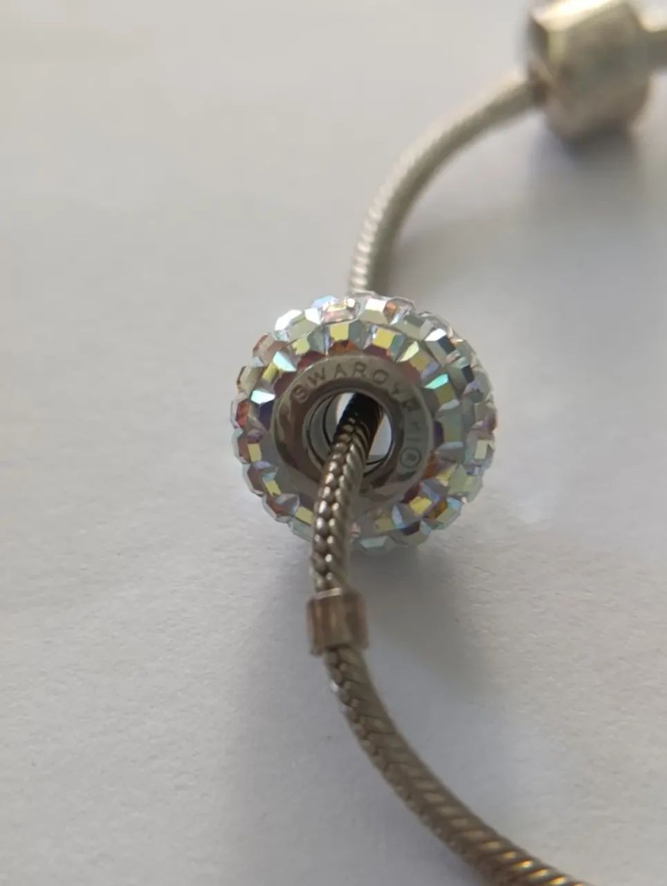 Berloque Swarovski com Pulseira - Foto 2