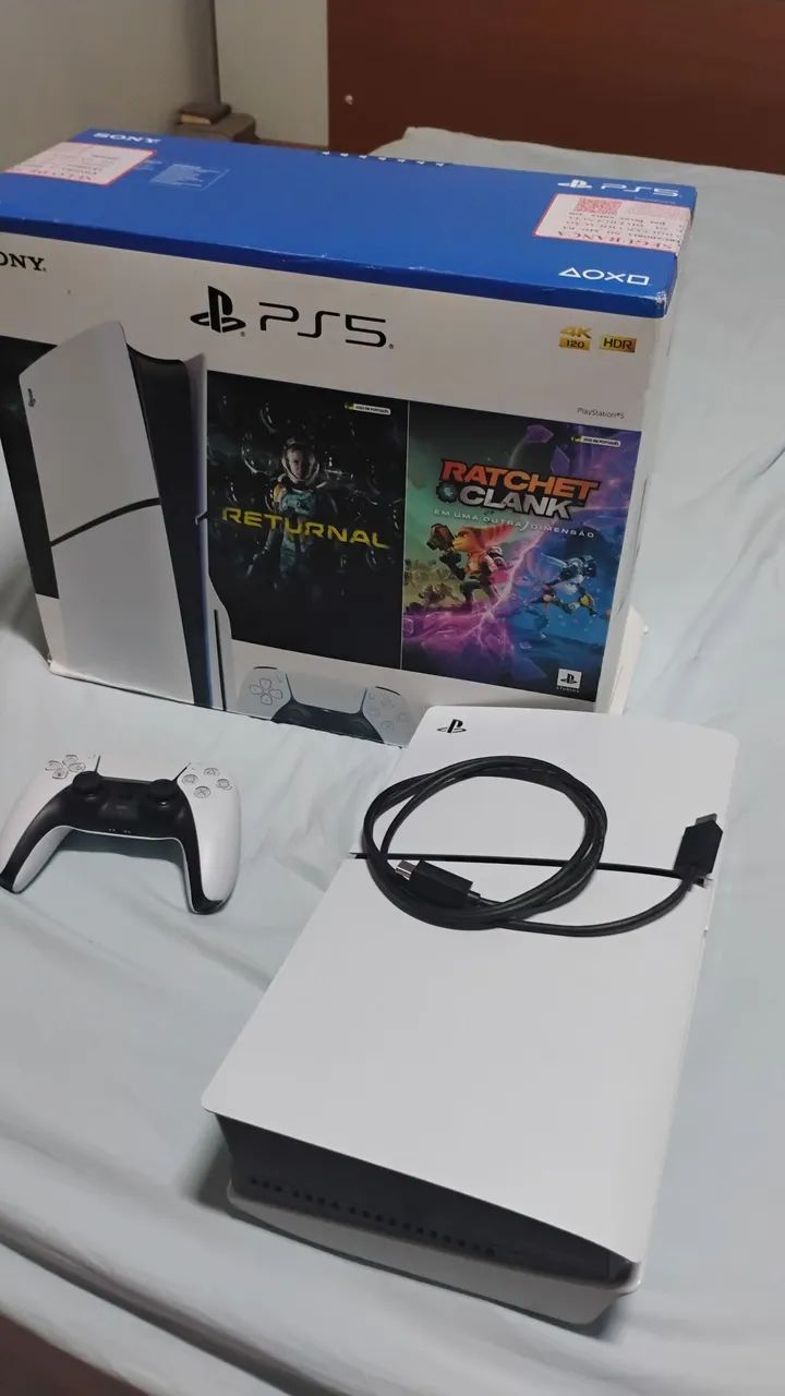 Playstation 5 slim com leitor de disco - Foto 3
