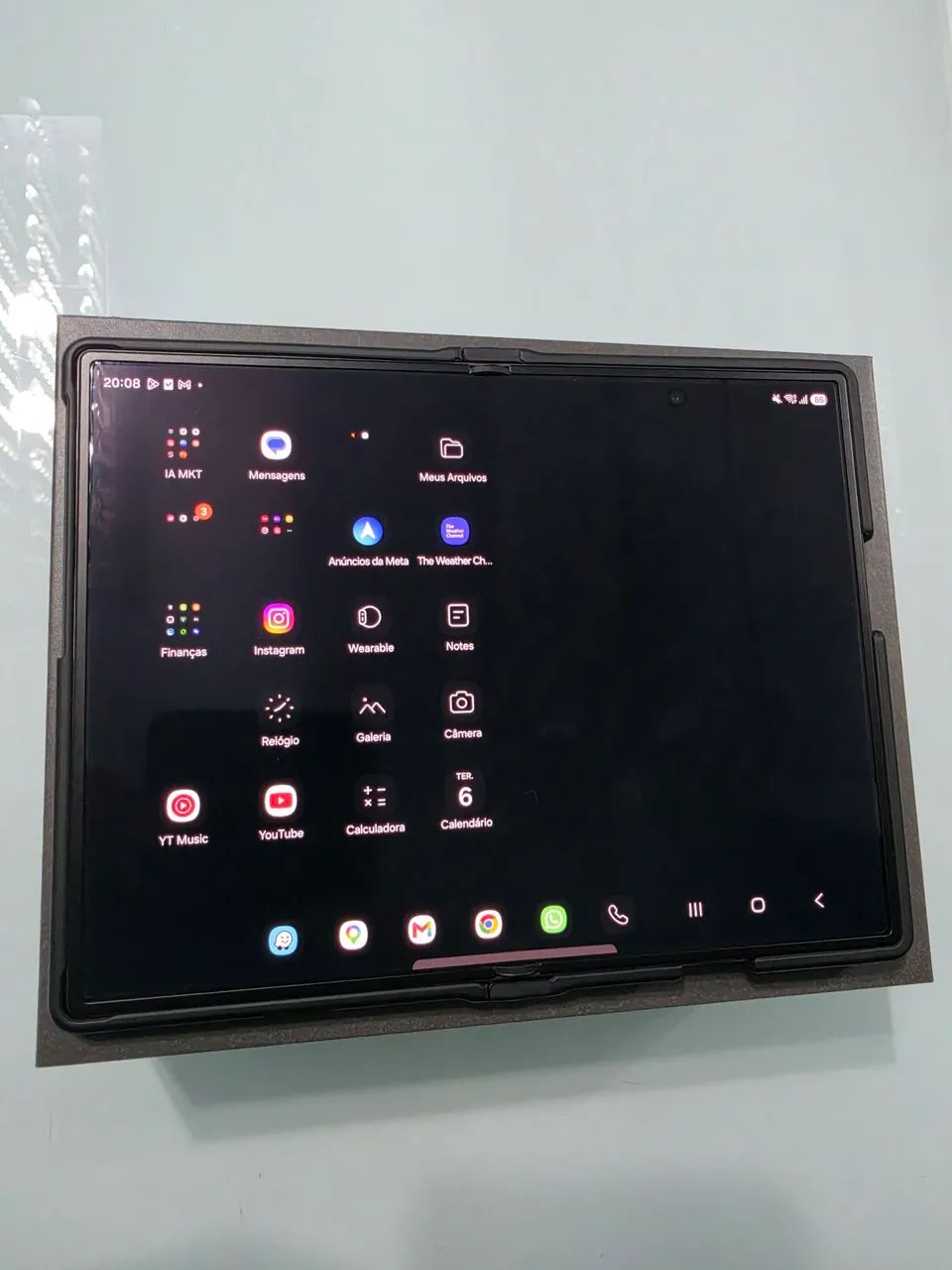 Samsung Z Fold 8 512Gb memoria Novo - Foto 4