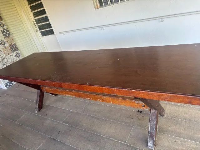 Mesa de madeira maciça Rústica   - Foto 4