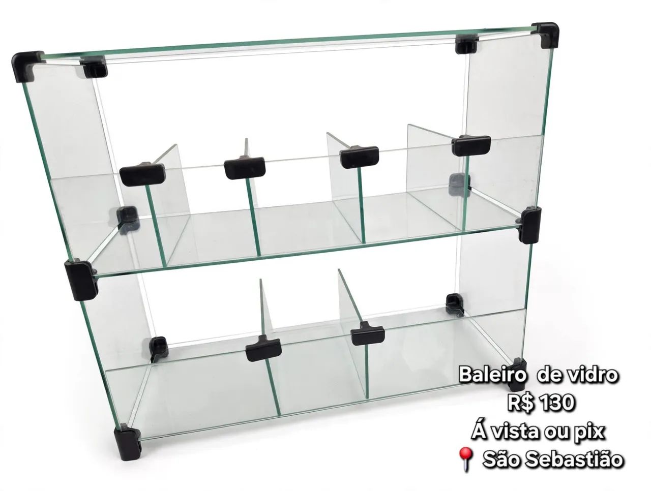 Expositor de vidro (vitrine/bomboneire/baleiro) - Foto 3
