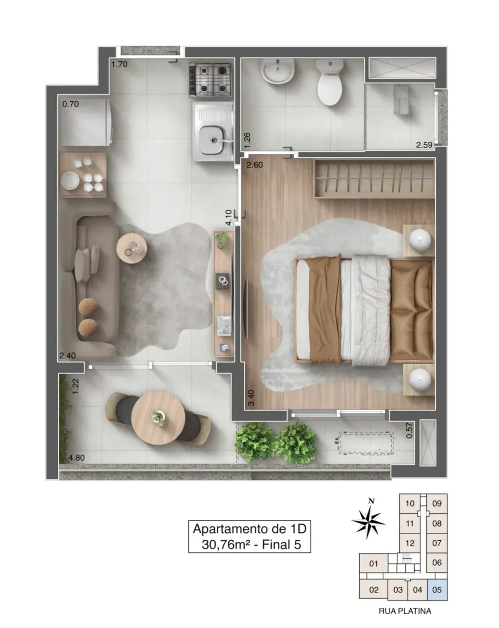 PLANTA 30m²