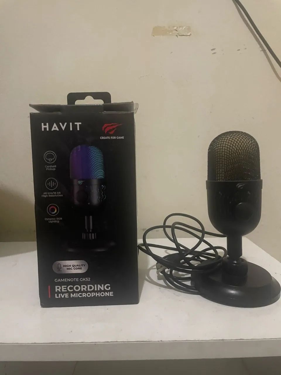 Microfone Havit 