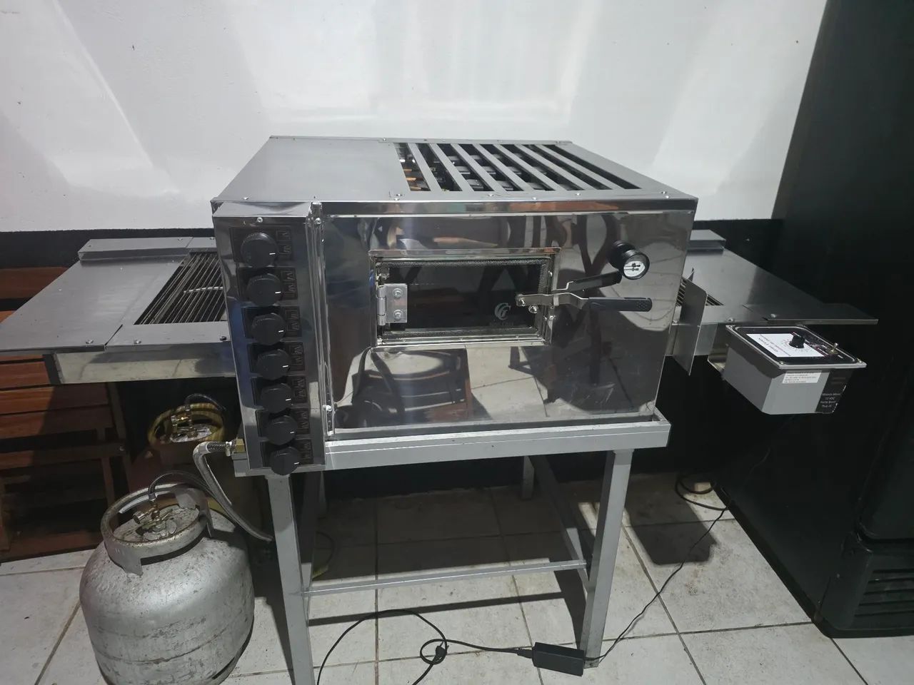 Forno de esteira para pizza