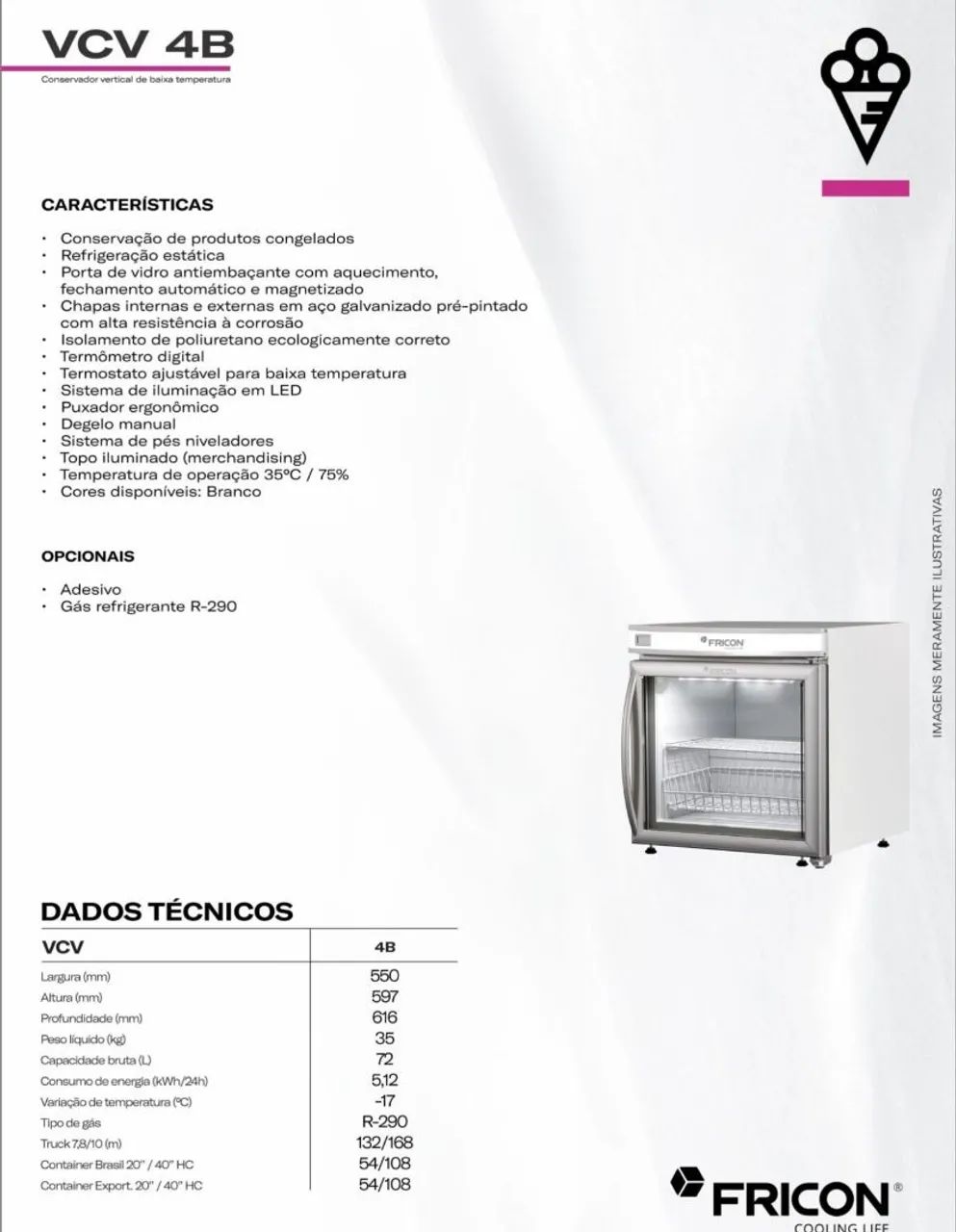 Mini freezer vertical VCV 4B - Foto 2