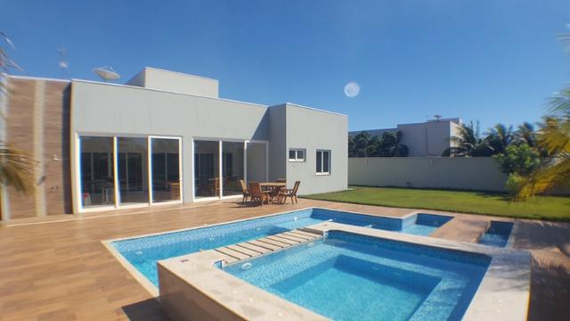 Casa 4 Quartos, sendo 3 Suítes, 380 m² c/ armários e lazer no Condomínio Polinésia - Foto 4