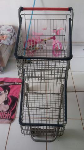 Vendo carrinho cesto duplo 160L - Foto 2