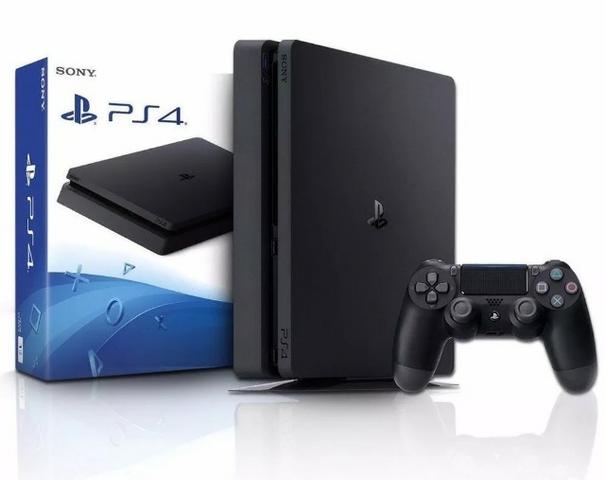 PlayStation 4 PS4 Slim 1TB Preto - N*O*V*O - Original Sony - Na Caixa Lacrado - Garantia;