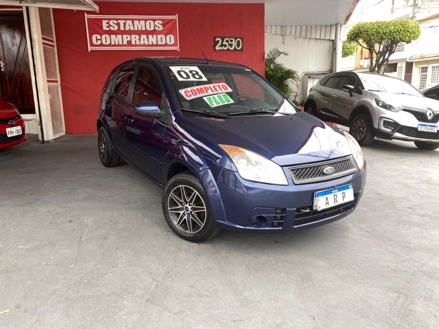 FORD FIESTA 1.0 CLASS 2008 AZUL COMPLETO FLEX 5P