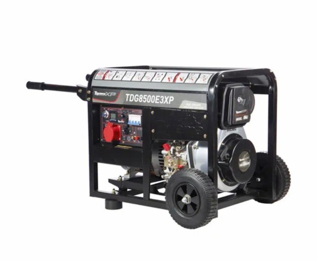 Gerador de Energia Diesel 7.5 KVA Trifásico 220/380V Toyama TDG8500E3XP Part Elétrica - Foto 3