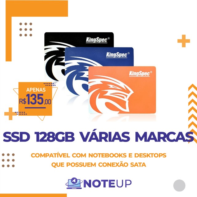 SSD 128GB várias marcas