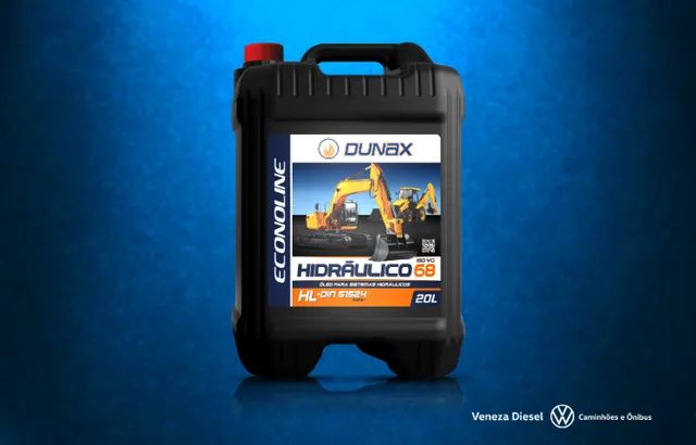 Óleo Hidráulico 68 - Dunax - Balde 20L - Veneza Diesel Garanhuns