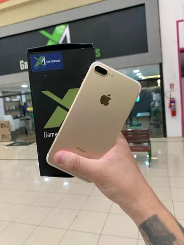 iPhone 7 Plus 128gb dourado com garantia - entregamos 