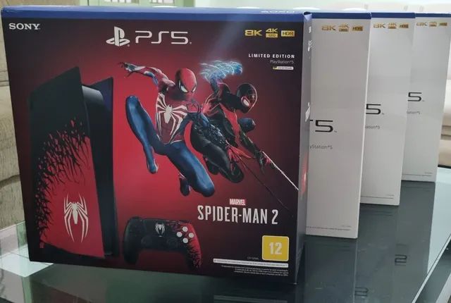 Playstation 5 + Jogo Marvels Spider Man 2 825 Ssd Bivolt