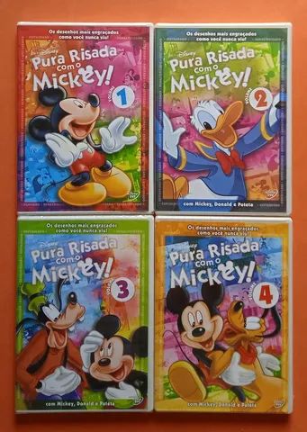 Dvd (Lacrados) Pura Risada com Mickey 1, 2, 3 e 4 - CDs, DVDs etc