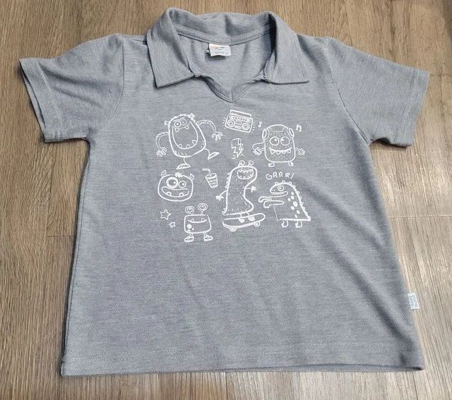 Blusa infantil  Alphabeto