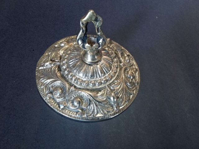 Gancho argola em bronze com rosca p corrente canopla Pendente - Foto 5