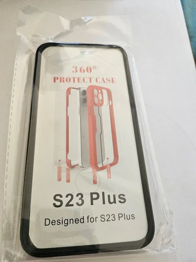 Capa frente e fundo smartphone Samsung s23 plus