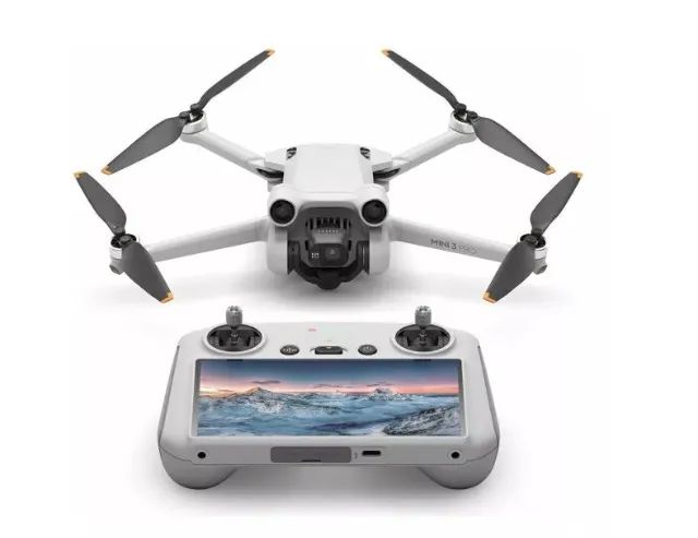 drone dji mini 3 pro Single com câmera 4K cinza controle rca