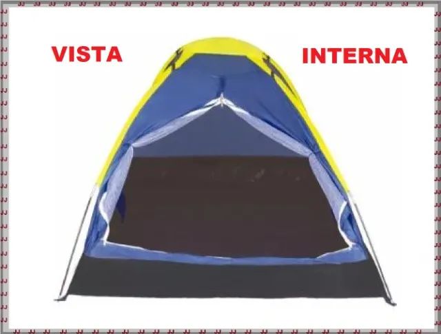 Barraca Mor para camping 2 pessoas camuflada 1,45 x 2,04 x 1,0  - Foto 2