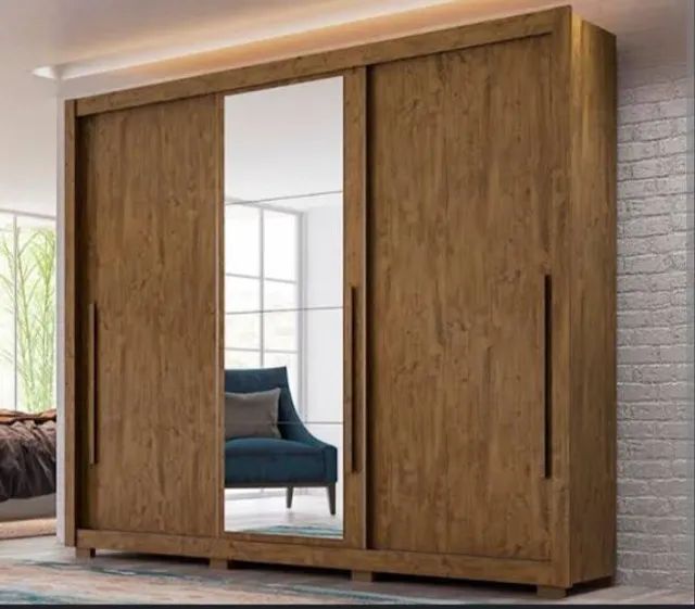 Guarda roupa casal a pronta entrega com espelho  - Foto 2