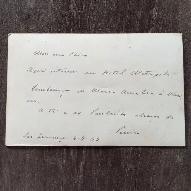 Postal fotográfico de Balneário na cidade de São Lourenço - Foto 2