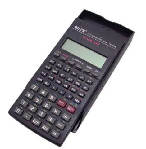 Calculadora Científica Com Capa 12 Dígitos Faculdade Escola 8x16 Cm YS-82TL (z418)