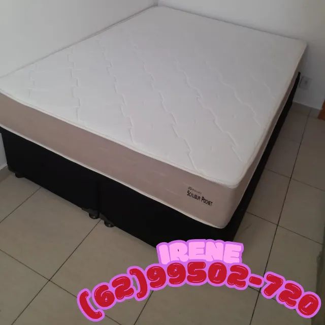 Cama Box e colchão  casal > Nível de Conforto  Intermediario
