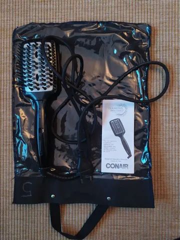 Escova cabelo alisamento elétrica Conair