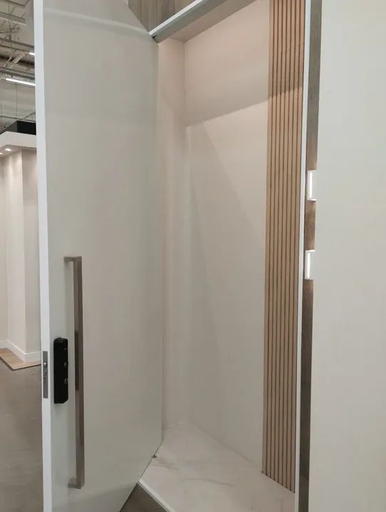 Porta alça nox completa 290x145 vidro branco  - Foto 3