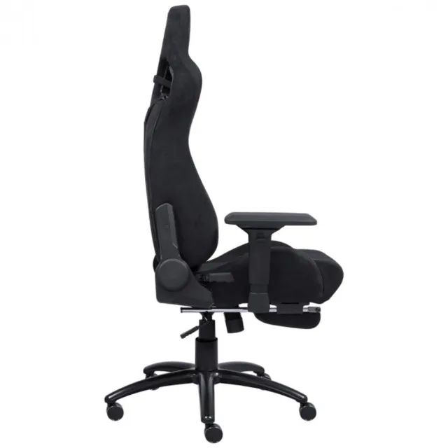 Cadeira Gamer Mad Racer Pcyes V12 em Suede Impermeabilizado Black/Black - WZetta - Foto 3