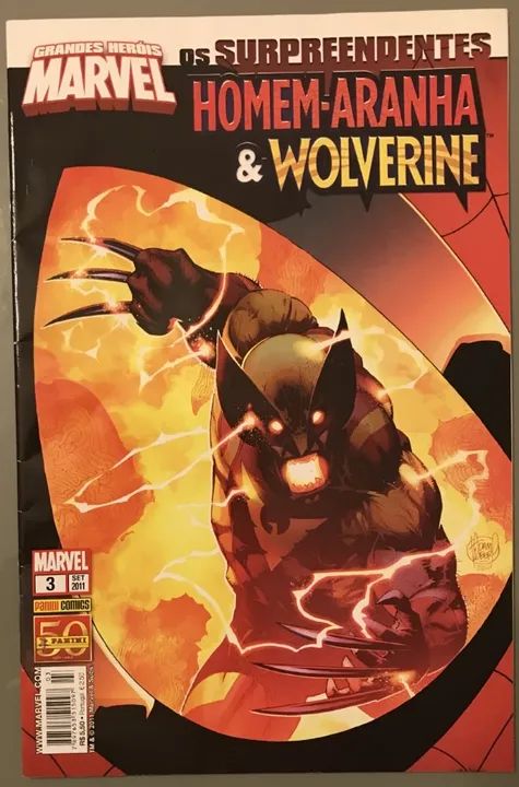 Homem-Aranha e Wolverine Grandes Heróis Marvel 1-3 - Foto 3