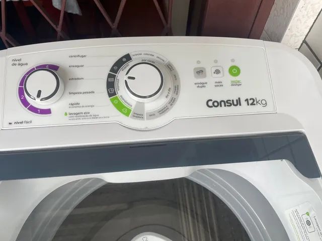 Máquina de Lavar Consul 12 kg Branca com Dosagem Econômica e Ciclo Edredom