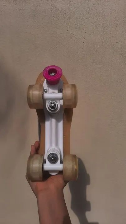 Patins Roller Quad  - Prata - Foto 3
