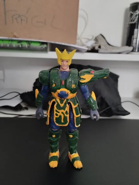 Boneco Guerreiro Samurai - Colecionável - Foto 4