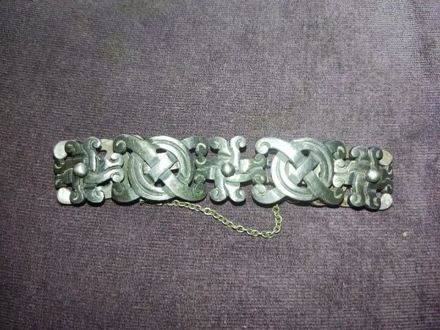 Bracelete em estilo Viking de prata - Foto 3