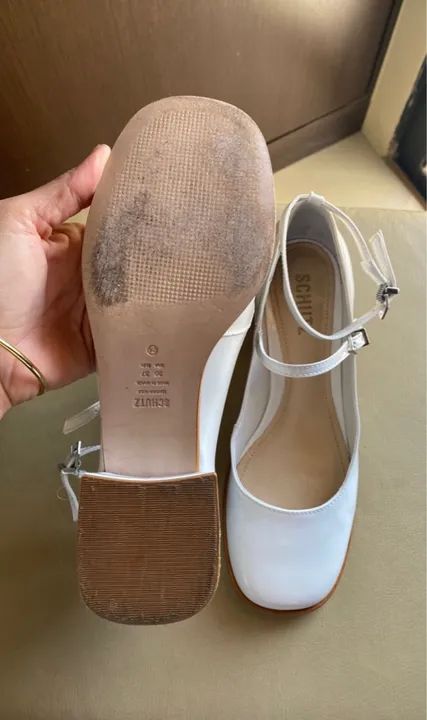 Sapato branco boneca Schutz  - Foto 3