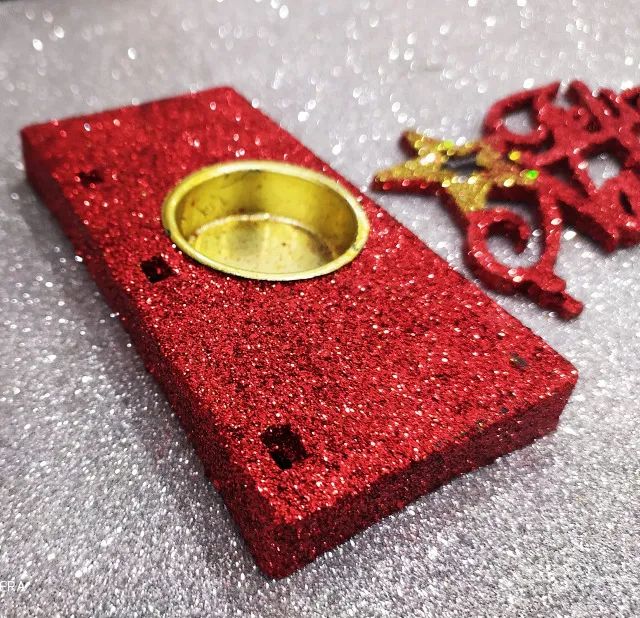 Enfeite Feliz Natal Wf829 C/glitter 8282007 - Foto 6