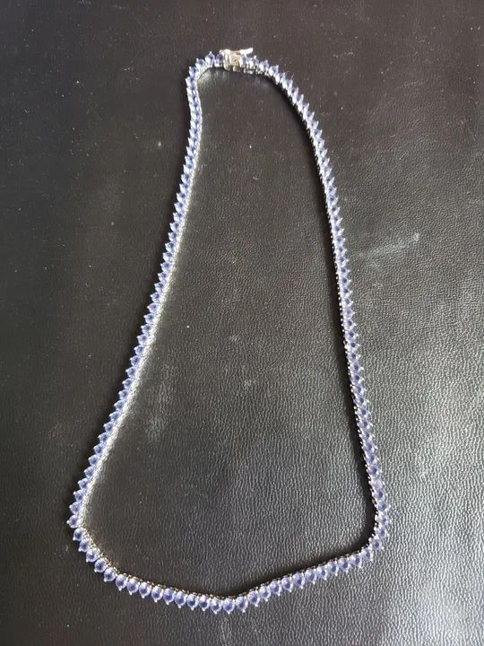 Rivieira de Prata com Zircônias Lilás